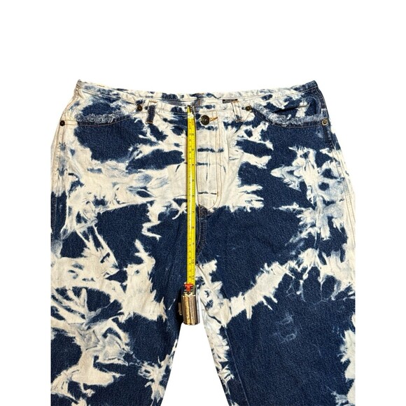 Kyoto Kasuals EST. 1996 Vintage Y2K Denim Bleach Wash Cropped Capri Size 9/10 - Picture 4 of 8